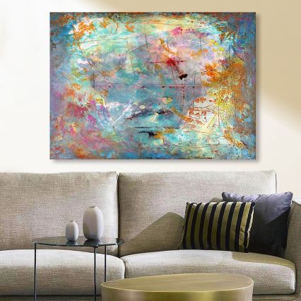 Väggtavla på canvas 70x100 cm i färgstarkt utförande