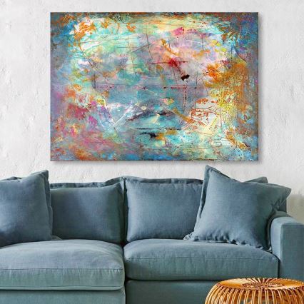 Väggtavla på canvas 70x100 cm i färgstarkt utförande