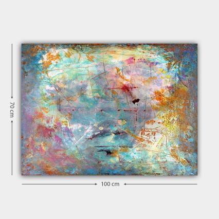 Väggtavla på canvas 70x100 cm i färgstarkt utförande