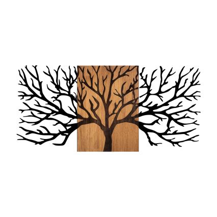 Väggdekoration 150x70 cm trä