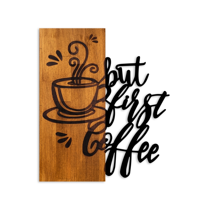 Väggdekoration 50x58 cm kaffe