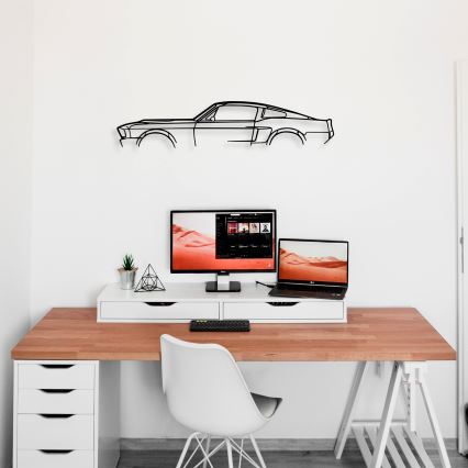 Väggdekoration 70x15 cm car metall