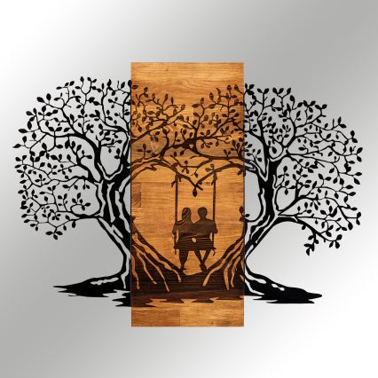 Väggdekoration 76x58 cm träd