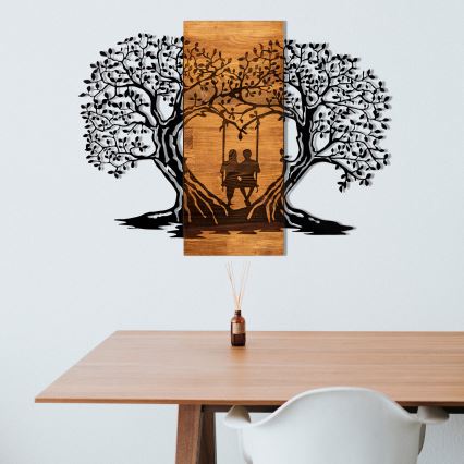 Väggdekoration 76x58 cm träd