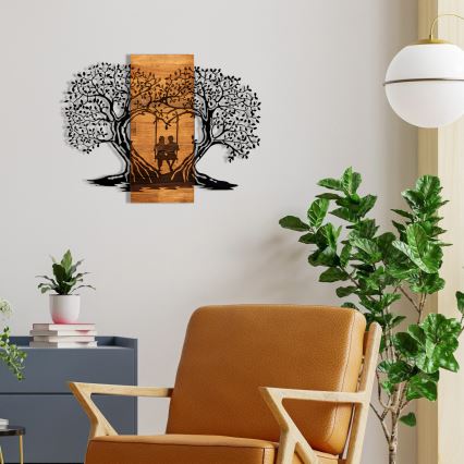 Väggdekoration 76x58 cm träd