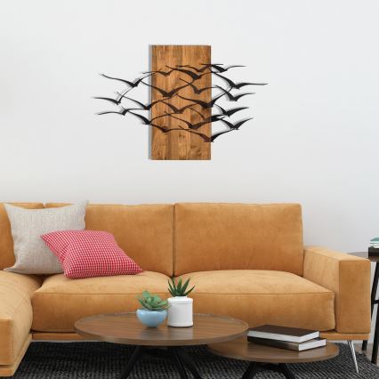 Väggdekoration 86x58 cm fåglar