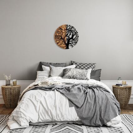 Väggdekoration diameter 56 cm trä