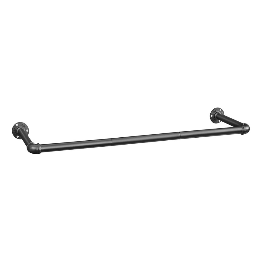 Vägghängare för galgar LINEA 92 x 7 x 30 cm, svart