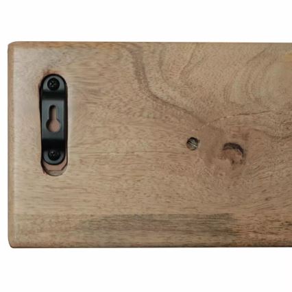 Vägghängare HINA 15x80 cm massivt trä/mangoträd