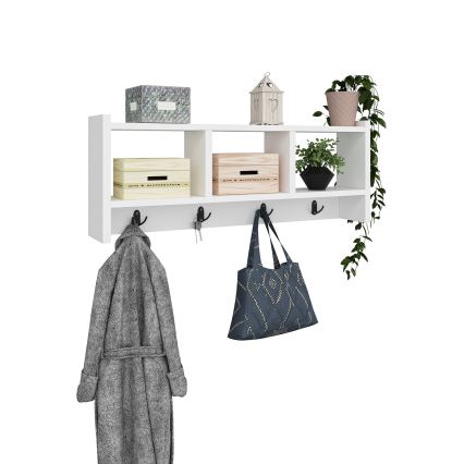 Vägghängare STAR 35x76 cm vit