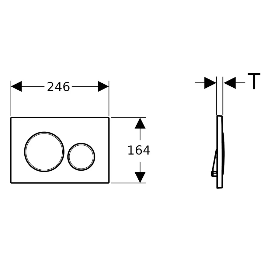Vägghängt WC OTTAWA + Toalettsits SoftClose OTTAWA + Spolknapp SIGMA + Inbyggnadsmodul + Isoleringsdyna