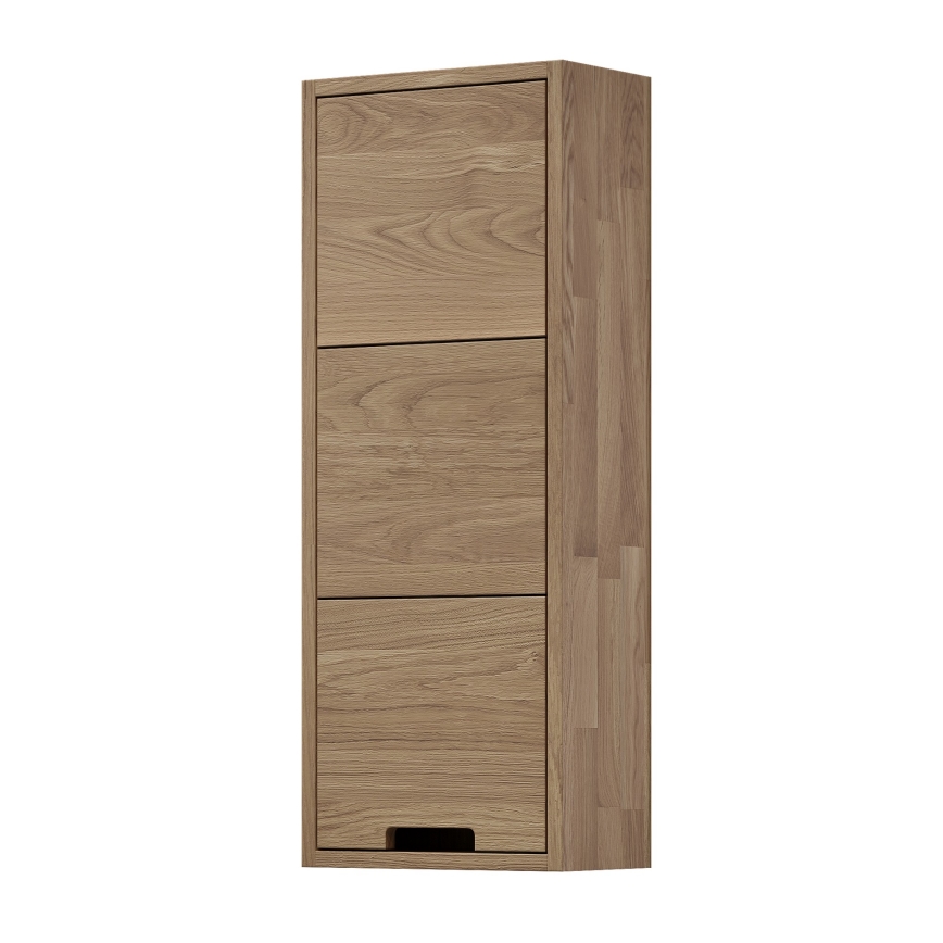 Vägghängt badrumsskåp GRIBSKOV 90 cm beige/ek