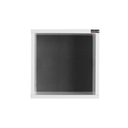 Vägghylla 33x33 cm vit