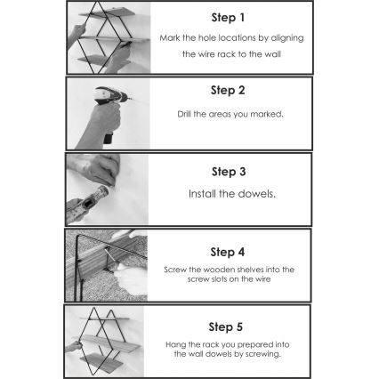 Vägghylla 60x60 cm gran