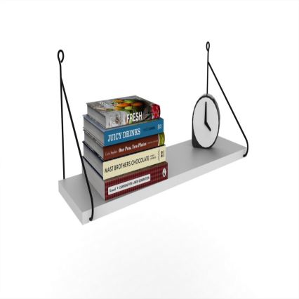 Vägghylla ARMONI 20x72 cm vit