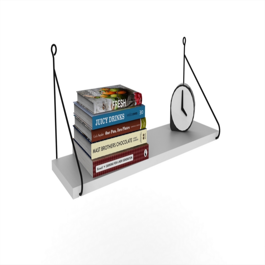 Vägghylla ARMONI 20x72 cm vit