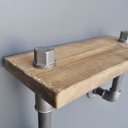 Vägghylla BORURAF 30x55 cm gran