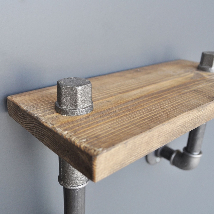 Vägghylla BORURAF 30x55 cm gran