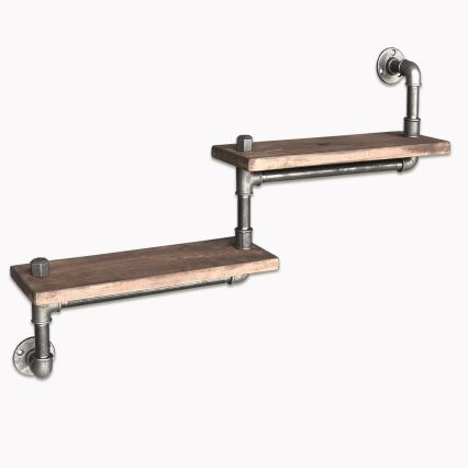 Vägghylla BORURAF 35x75 cm gran