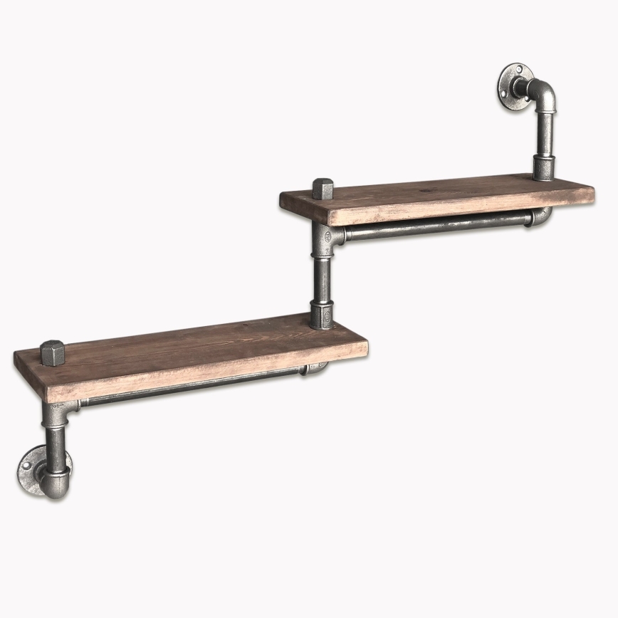 Vägghylla BORURAF 35x75 cm gran