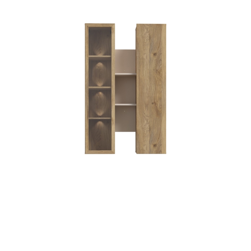 Vägghylla INAR, ek/beige