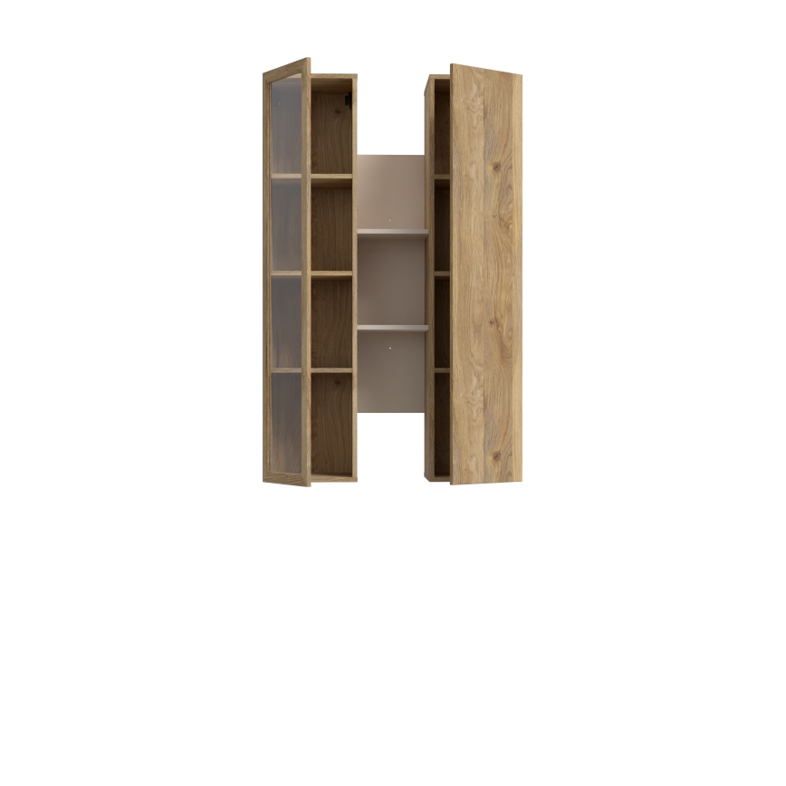 Vägghylla INAR, ek/beige