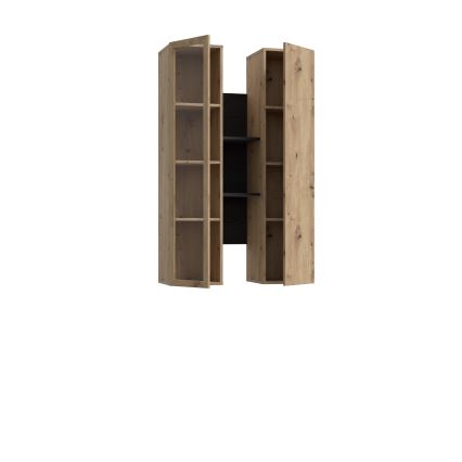 Vägghylla INAR ek/svart