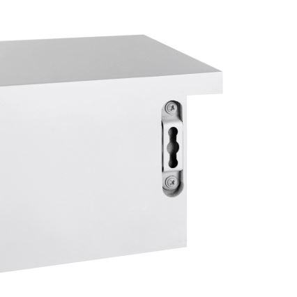 Vägghylla med fack SHELFY, vit