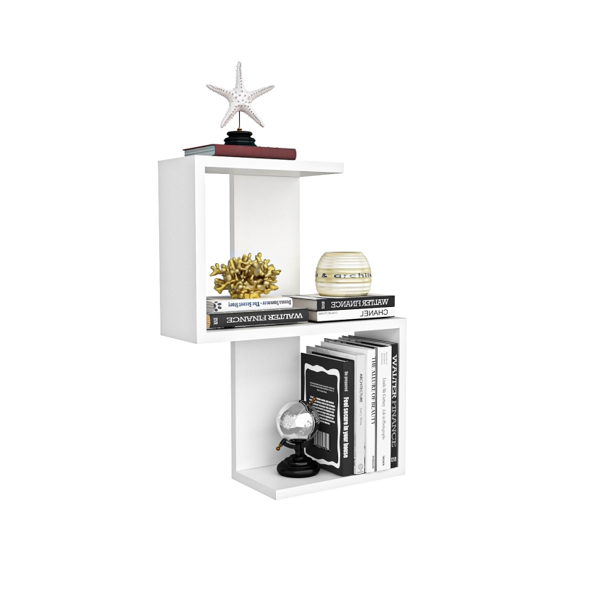 Vägghylla OCTA 60x45 cm vit