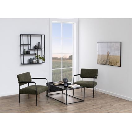 Väggmonterad hylla SARON antracit