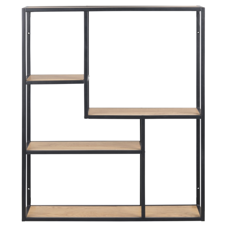 Vägghylla SARON ek/svart