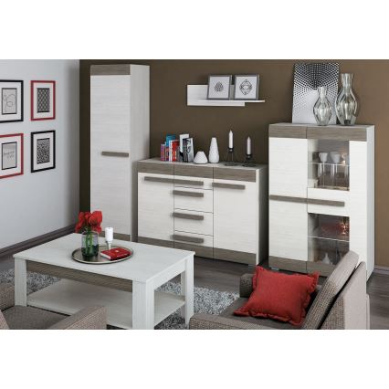 Vägghylla SARPA 23x92 cm vit