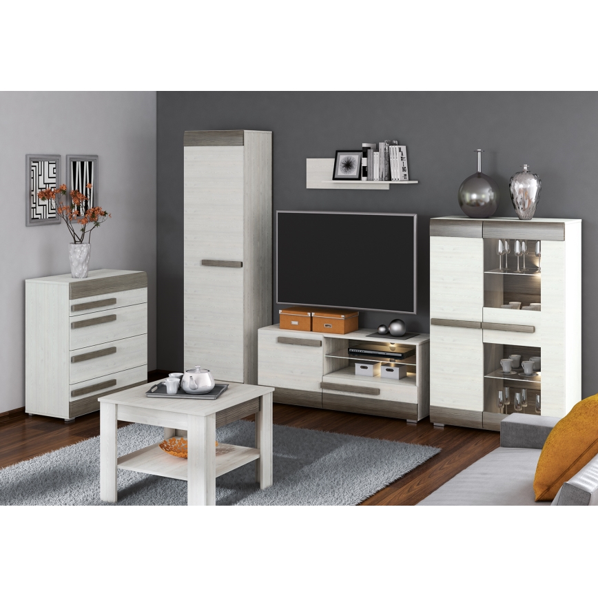 Vägghylla SARPA 23x92 cm vit