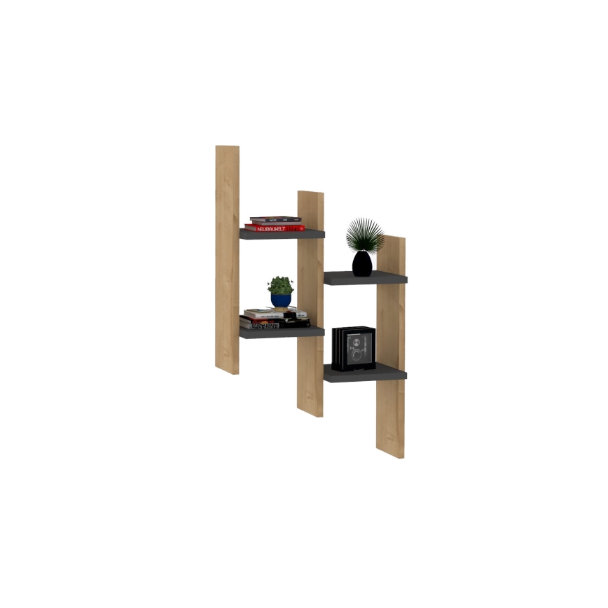 Vägghylla SU 85x49 cm beige/antracit