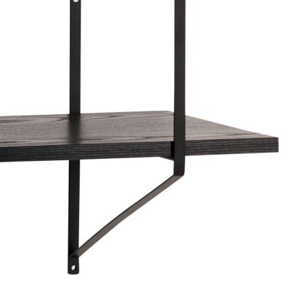 Vägghylla TOCO 191x79 cm svart