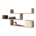 Vägghylla TRIO 119x55x18 cm sonoma-ek