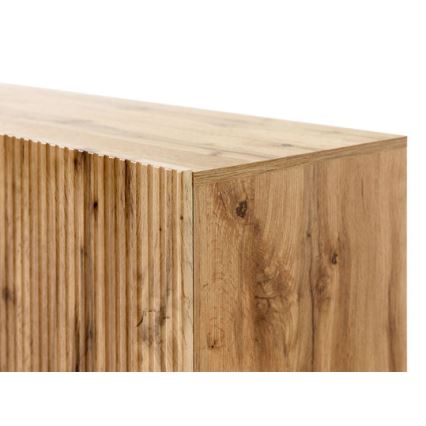 Väggmonterad hylla + väggspegel WITH ek wotan