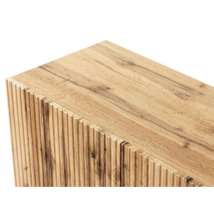 Väggmonterad hylla + väggspegel WITH ek wotan