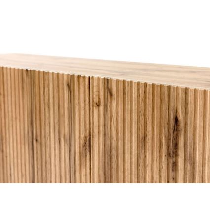 Väggmonterad hylla + väggspegel WITH ek wotan