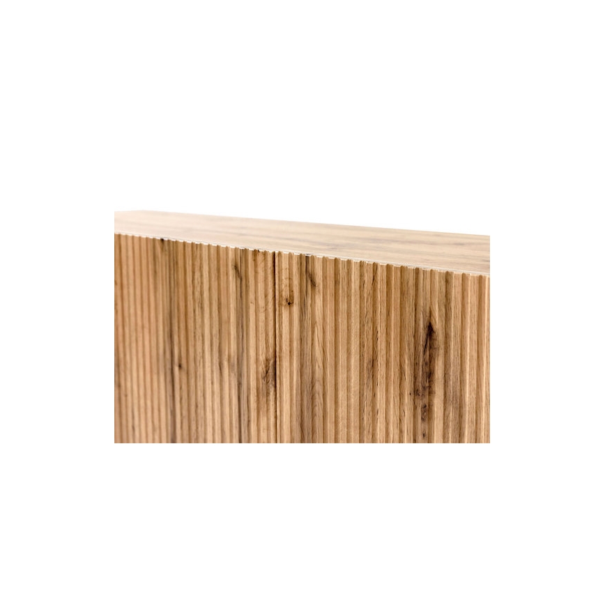 Väggmonterad hylla + väggspegel WITH ek wotan