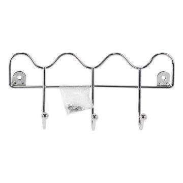 Väggkrok 10 x 21,5 cm, blank krom