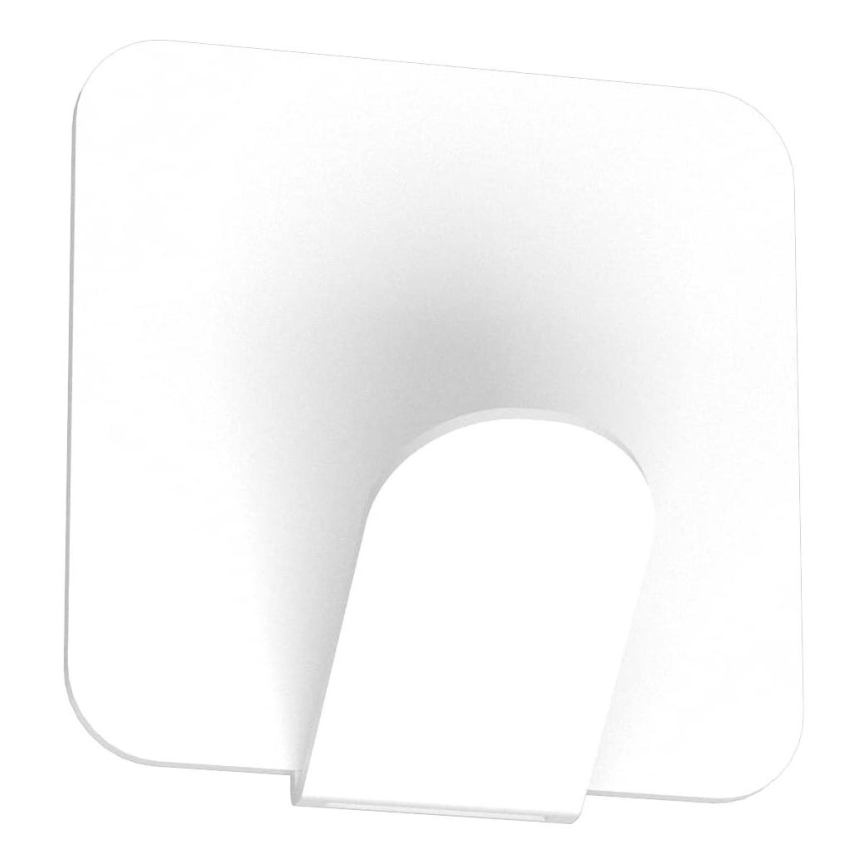 Väggkrok 4x4 cm vit