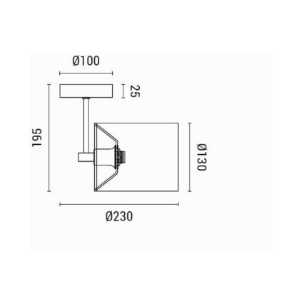 Vägglampa 1xE14/15W/230V