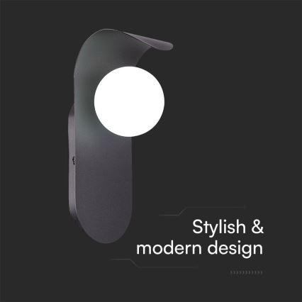 Vägglampa 1xG9/5W/230V svart