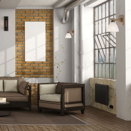 Vägglampa ADRIANO 1xE27/60W/230V bok