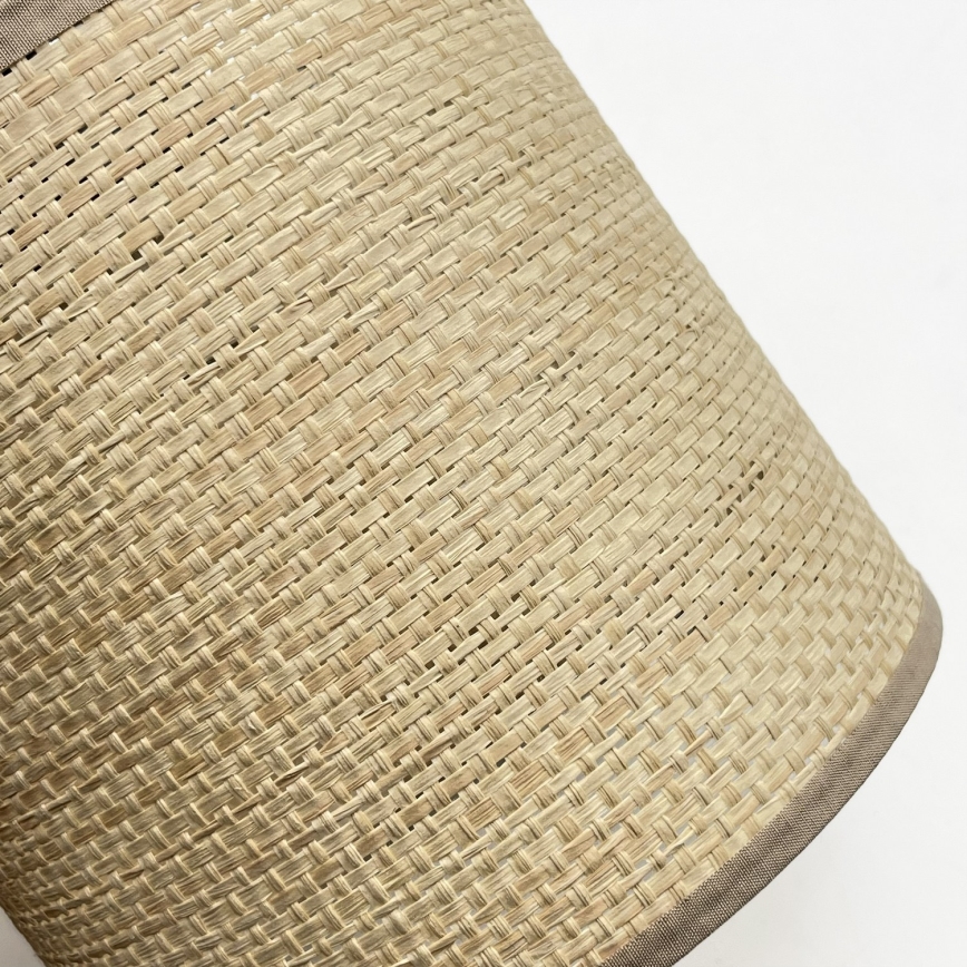 Vägglampa AIDA 1xE27/15W/230V ek/raffia