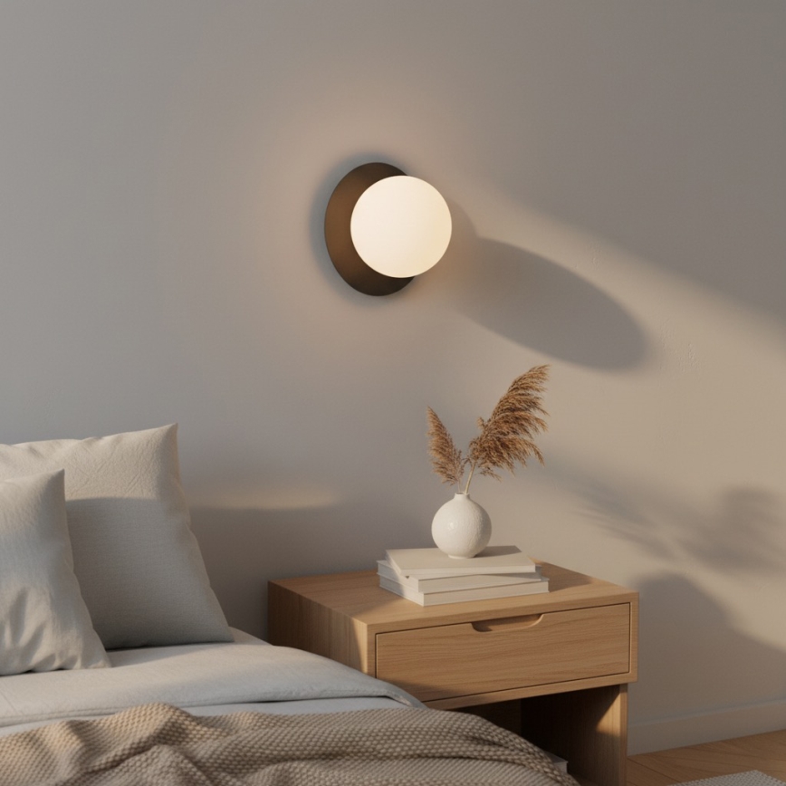 Vägglampa AMERICANA 1xG9/8W/230V svart