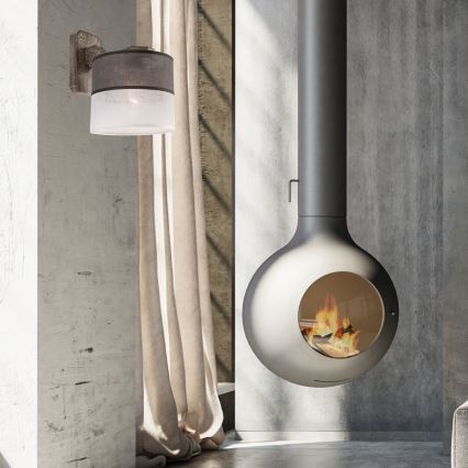 Vägglampa ANDREA 1xE27/60W/230V bok