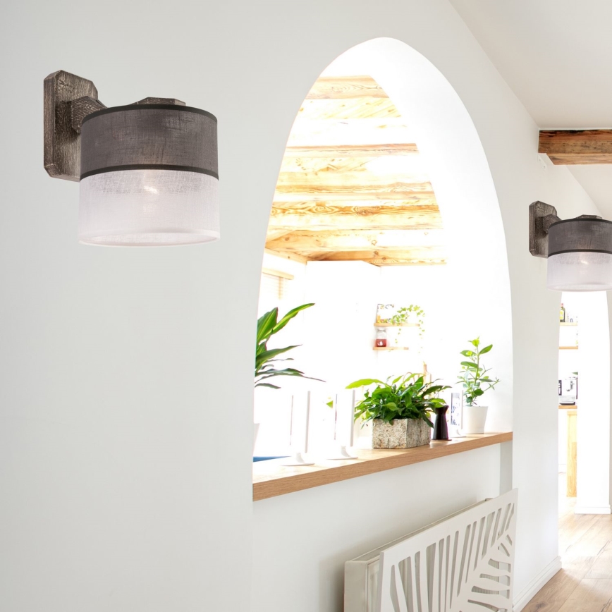 Vägglampa ANDREA 1xE27/60W/230V bok