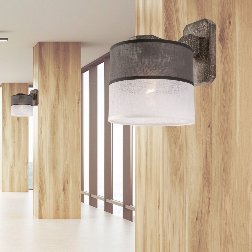 Vägglampa ANDREA 1xE27/60W/230V bok